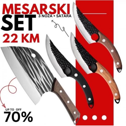  set kuhinjskih noževa 4 u 1