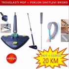 trouglasti mop + brisko 